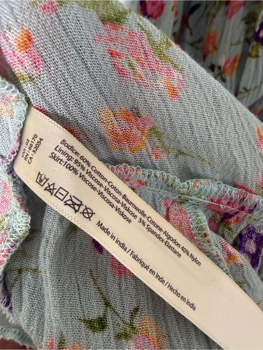 Free People Adella Slip Dress Floral Lace Mint Green Size M - Picture 6 of 7